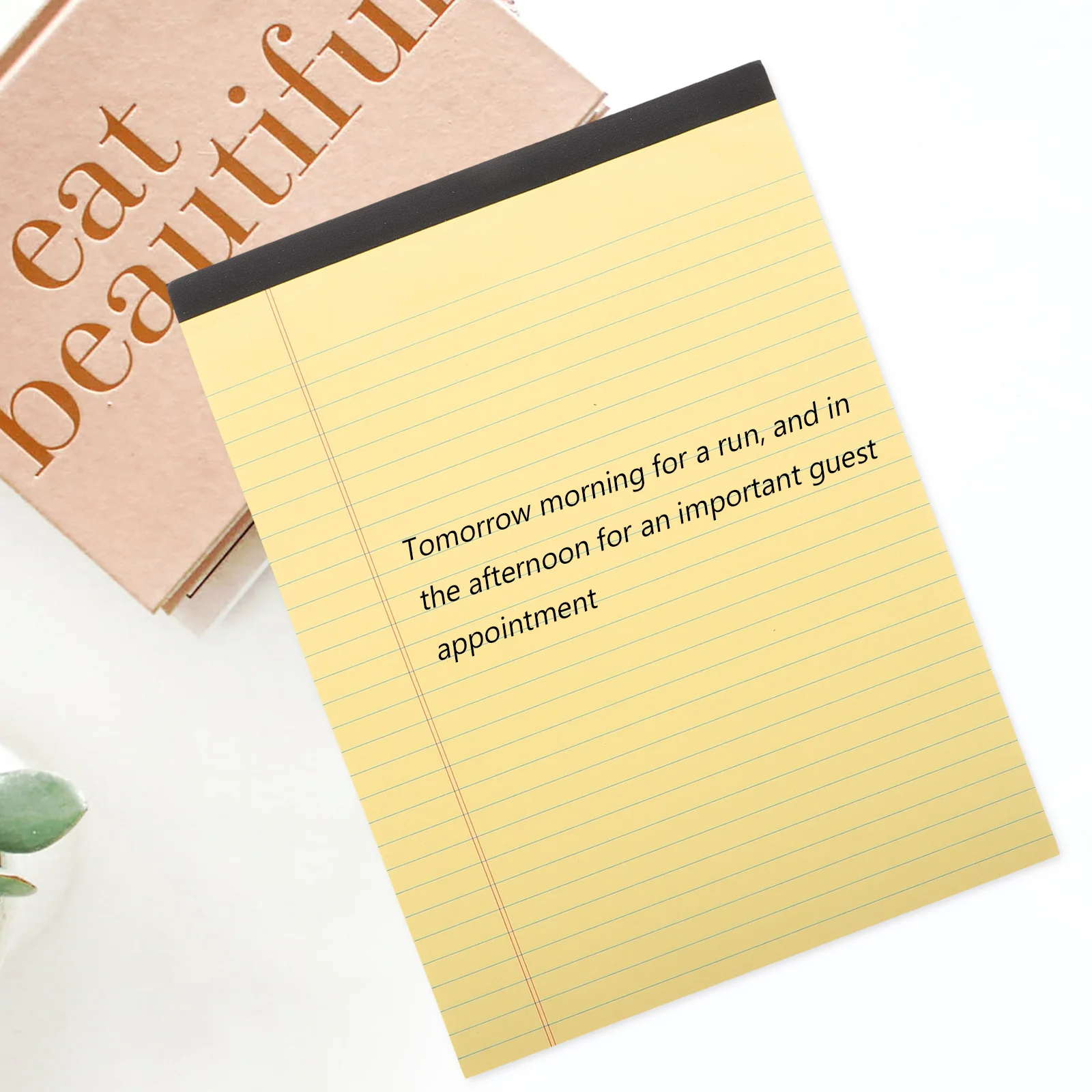 

6Pcs Tearable Notepad A4 Sectioned Lined Pages Neat Writing Notes School Office Business Legal Pads Memo Notepad