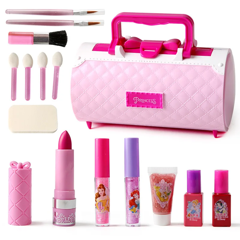 Disney Princess Pandora Mirage Beauty Tote set trucco ragazze solubili in acqua bellezza fingono di giocare per bambini regalo di compleanno