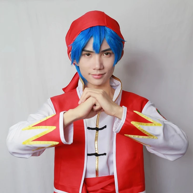 Plelades Liu Cosplay Costume Ainme SHONEN MAGAZINE COMICS Uniform Halloween Christmas Carnival Full Set For Men