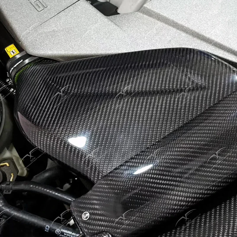 Suitable for  C63 W204 Automotive Parts Carbon Fiber Cold Intake System Kit Cold Intake Filtration System - Image 4
