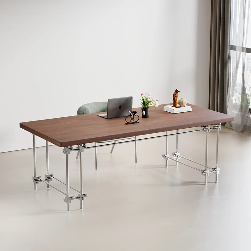 North American Black Walnut Modern Dining Table Studio Computer Desk Gaming Table