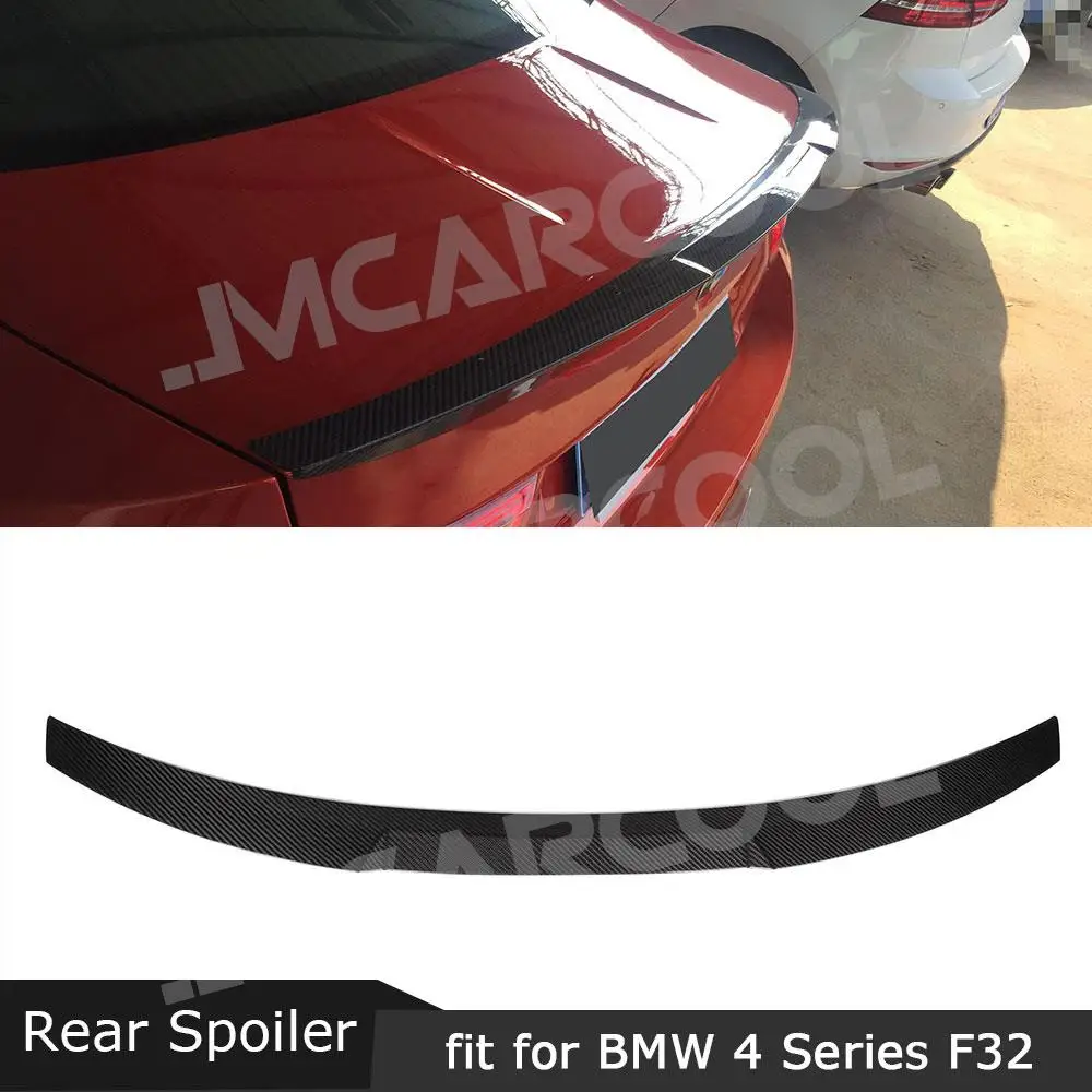 

JMCARCOOL Carbon Fiber / FRP Rear Boot Spoiler Wings for BMW 4 Series F32 420i 428i 430i Coupe 2 Door 2014-2018 M4 Style Spoiler