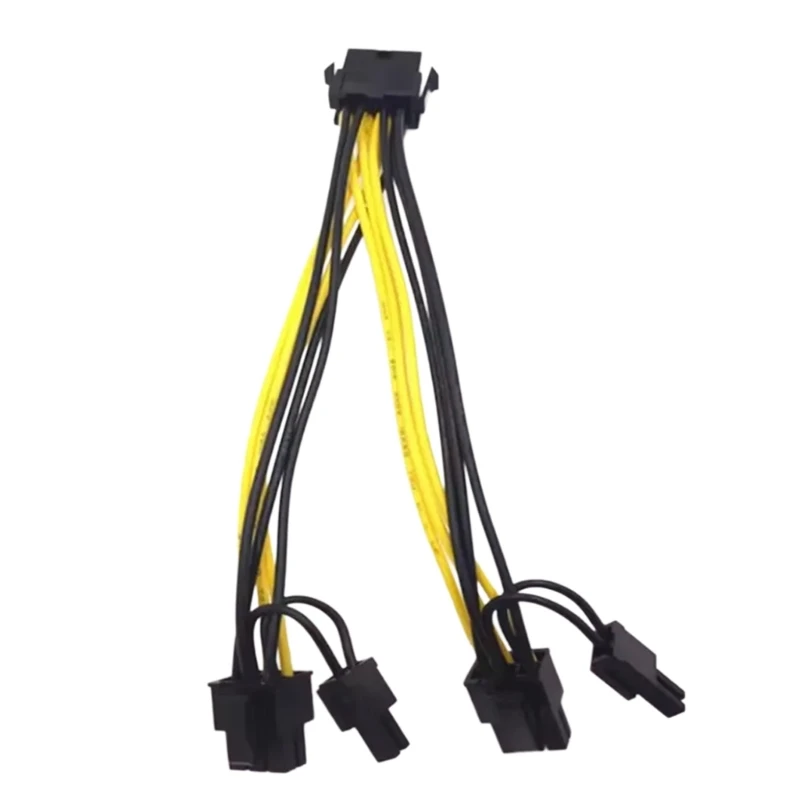 8Pin to Two 8Pin 6+2Pins PCIExpress Power Converter PCIE VGA Splitters Power Cable for Graphics Cards GPU 8Pin Cable