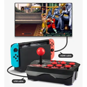 Joystick game for switch, joystick 4 in 1 with USB cable, turbo game console, rocker arcade station, nintendo switch, Android TV, ps3, pc 12 Main Sales Drop Control - №12
