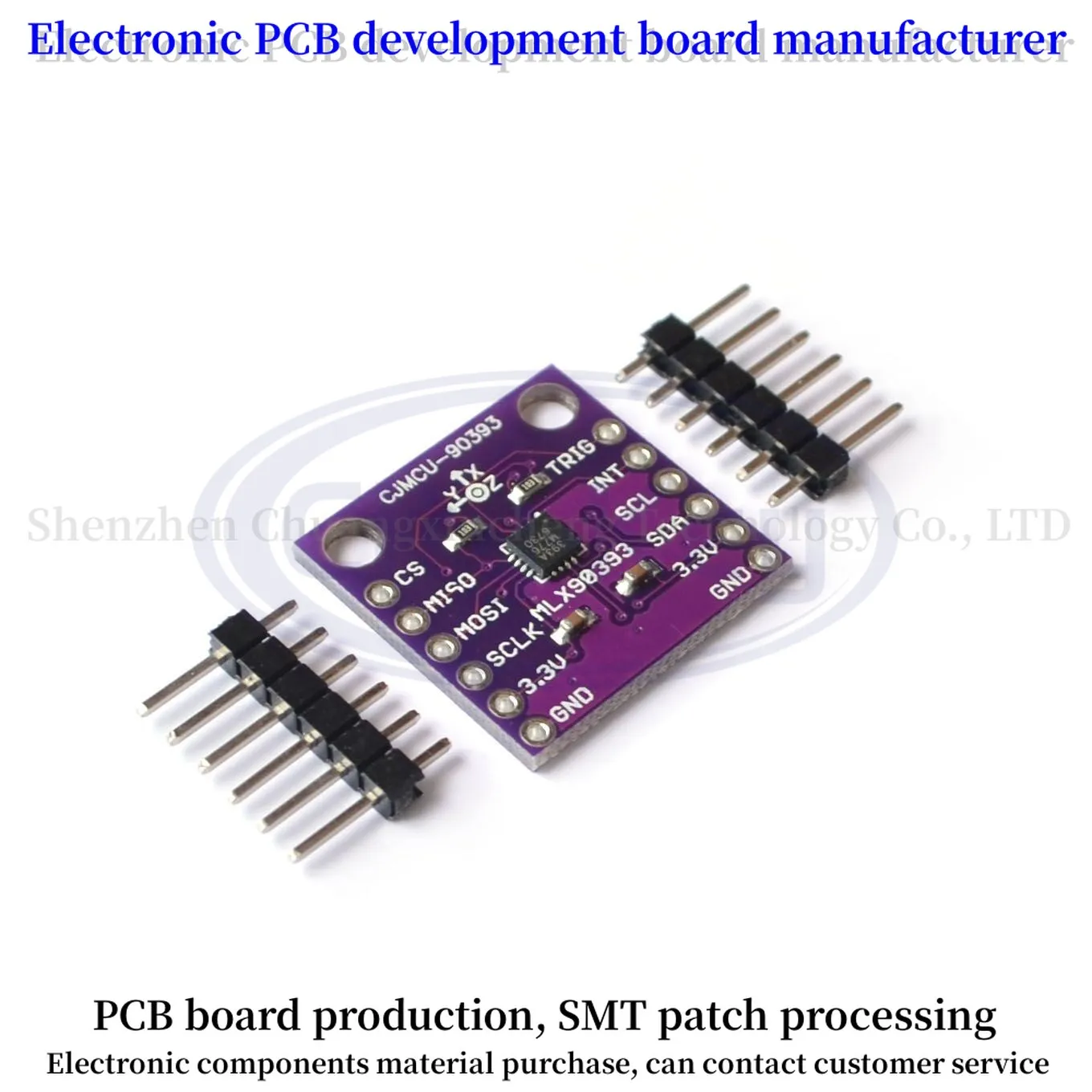 90393, MLX90393 digital 3D Holzer sensor, displacement, angle, rotation, 3D position