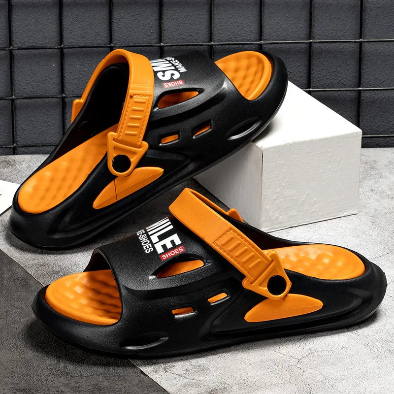 Women\'s Slippers Summer Outwear Trendy New Outdoor Anti slip Beach Driving Two Wear Sandals Men\'s Style