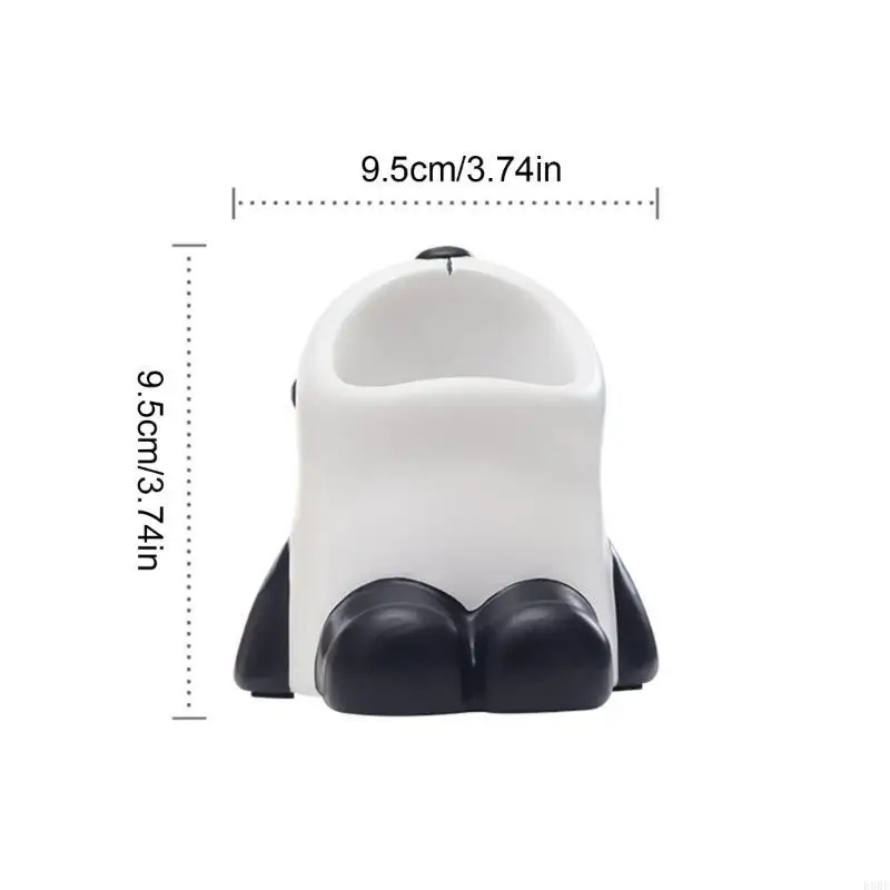 

Panda Pen Holders Lovely Cats Brush Container Pencil Holders Desktop Holders Desk Organizers Cartoon Animal Pen Cups