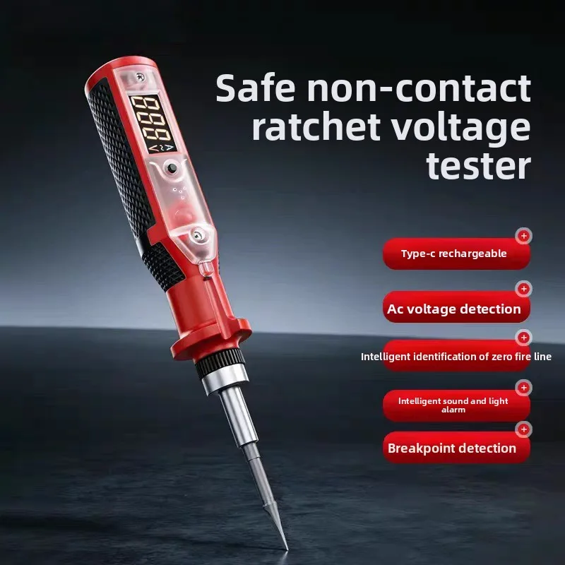 High precision NCV induction pen 3~450V sound and light alarm color screen backlight home socket circuit on/off test pen