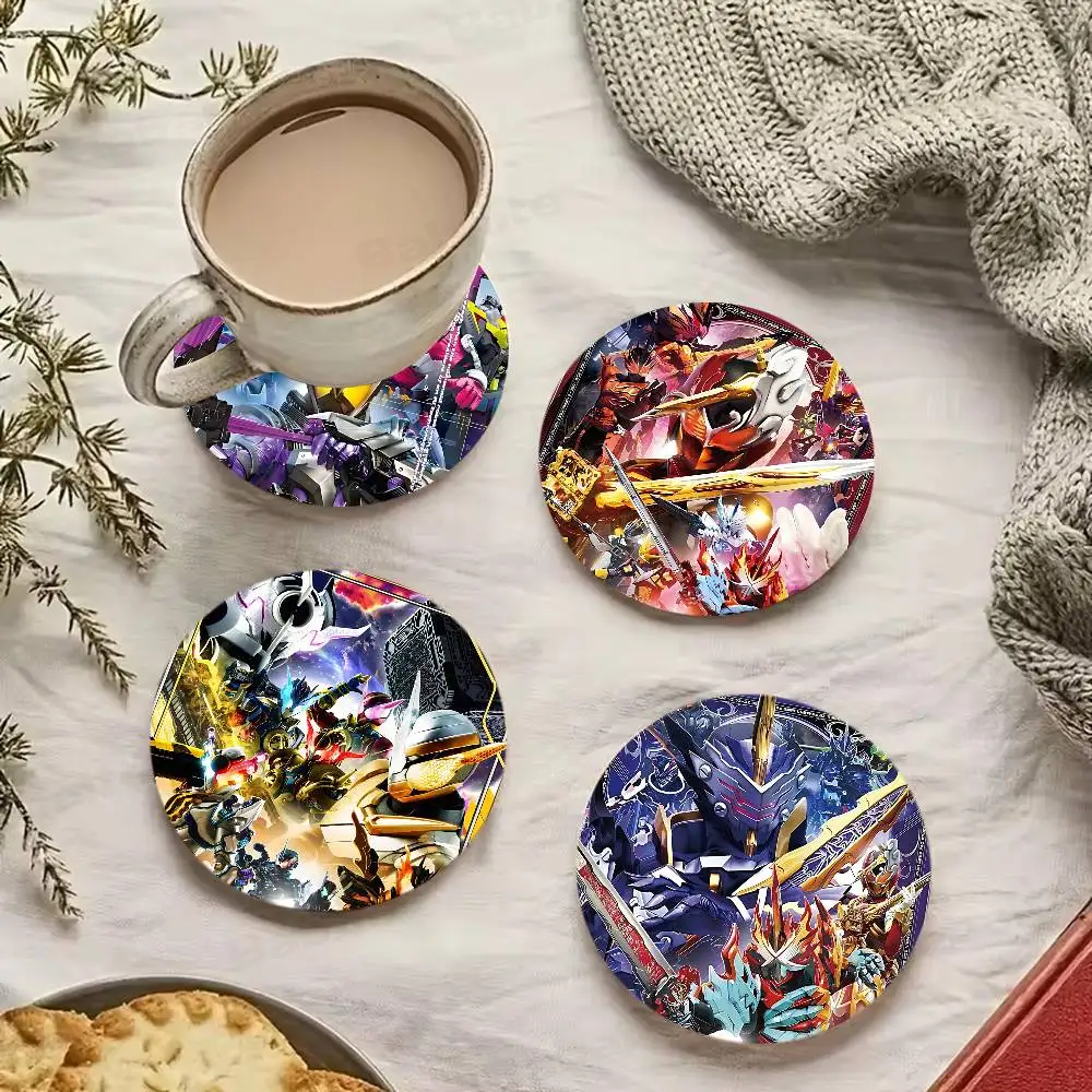 Japón Popular TV K-Kamen R-Rider Zero One diseños de madera Vintage para café y té, piezas de arte lavables para acogedor cafetería en casa