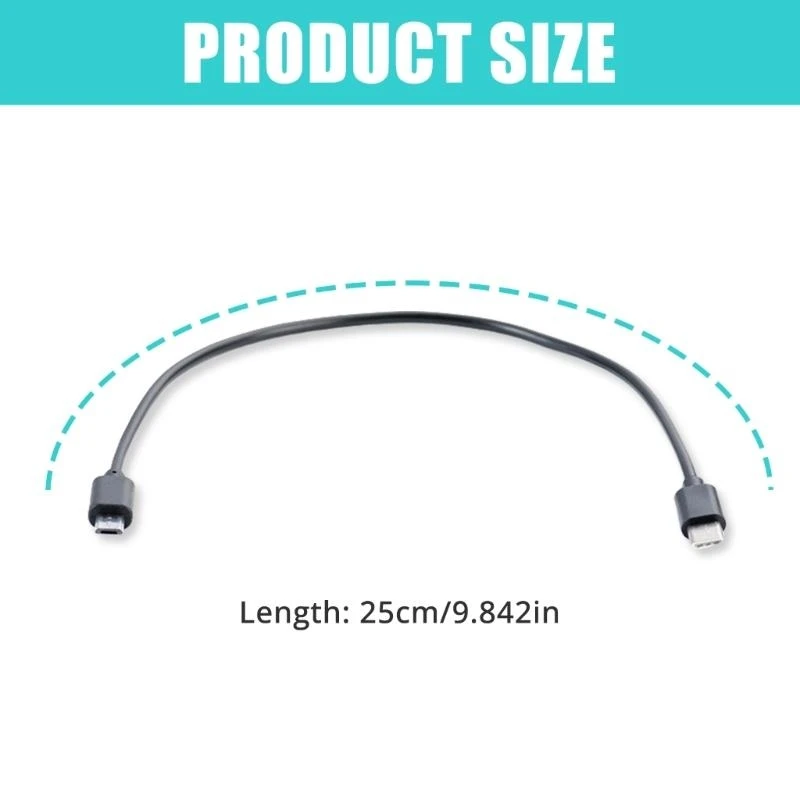 DXAB USB C vers Micros USB Connecteurs Câble Type C To MicROS USB Cable pour une utilisation du