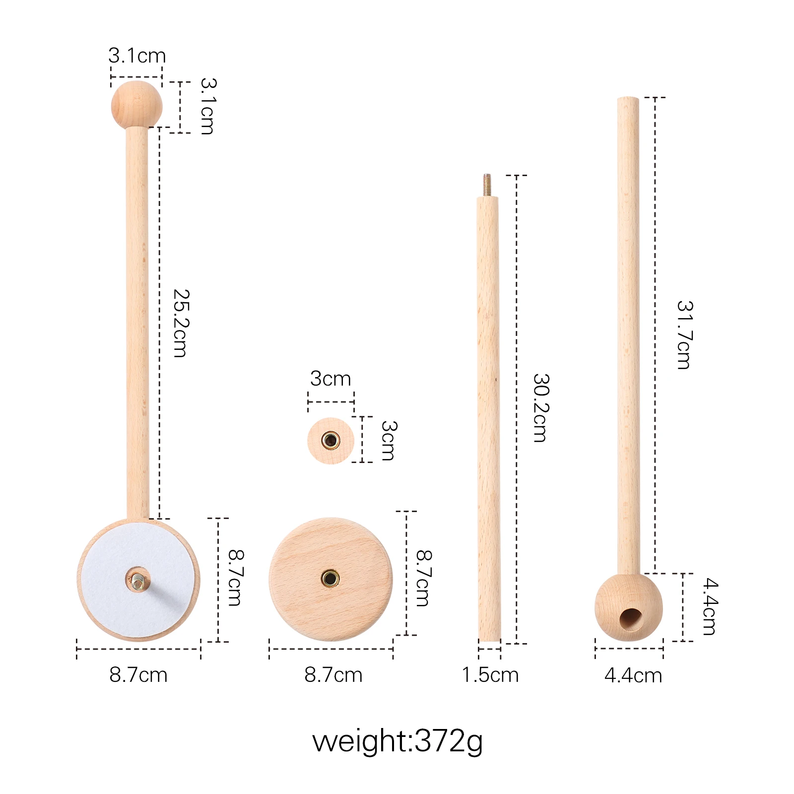 Krippe Mobile Bett Glocke Holz Halterung Baby 0-12 Monate Holz Mobile Hängen Rasseln Spielzeug Halter Dekorative Zubehör arm Halterung – Detail 6