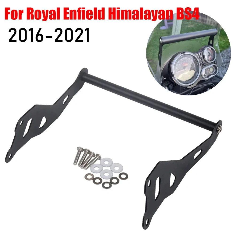 Soporte de Navegación GPS para ROYAL ENFIELD HIMALAYAN BS4 2016-2021, Barra Transversal, Soporte para Teléfono Móvil, Accesorios para Motocicleta