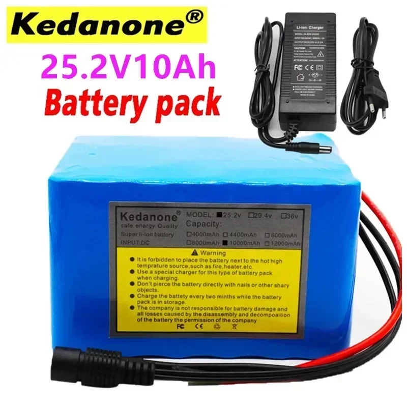 18650 6S5P Li-ion battery pack 25.2v 10000mAh electric moped/electric/lithium-ion battery pack + 2A charger New store discount