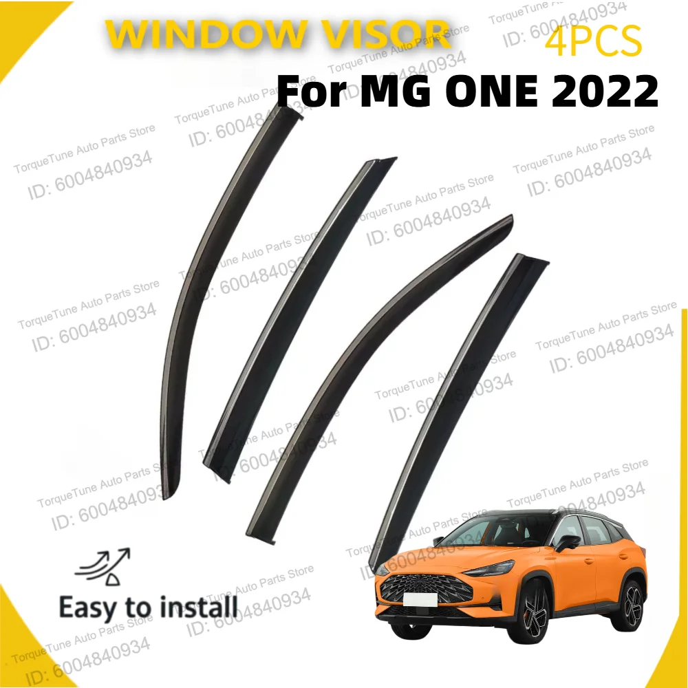 Custom Fit Injection Deflector For MG ONE 2022 PC Door Side Rain Guard Window Visor Vent Sun Shade Car Accessories