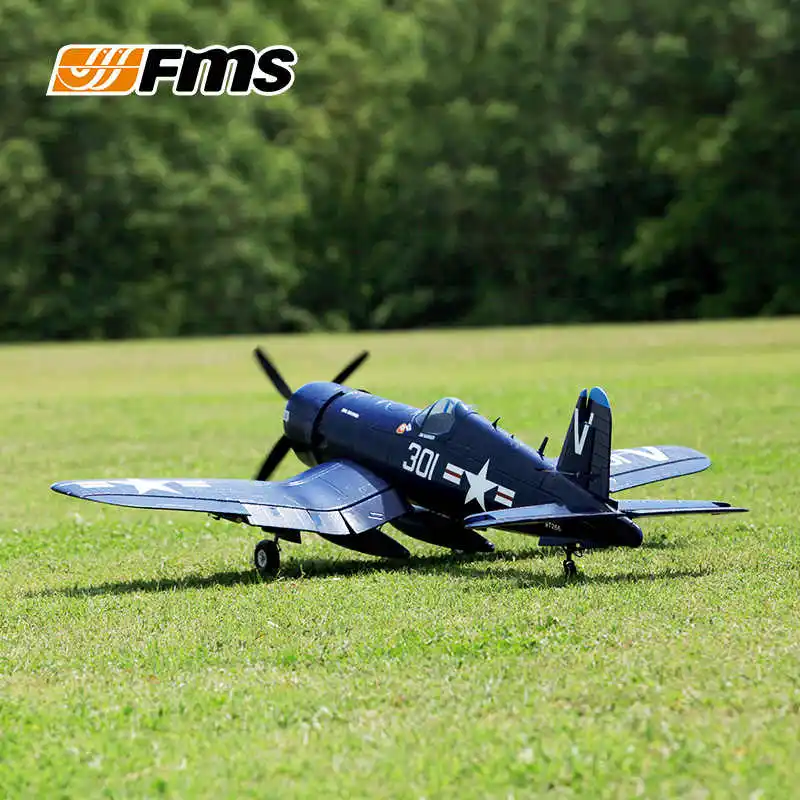 FMS 800mm Pirata F4U V2 Guerra Mondiale Ii Imitazione Vero Aereo Modello Elettrico Aereo Ad Ala Fissa