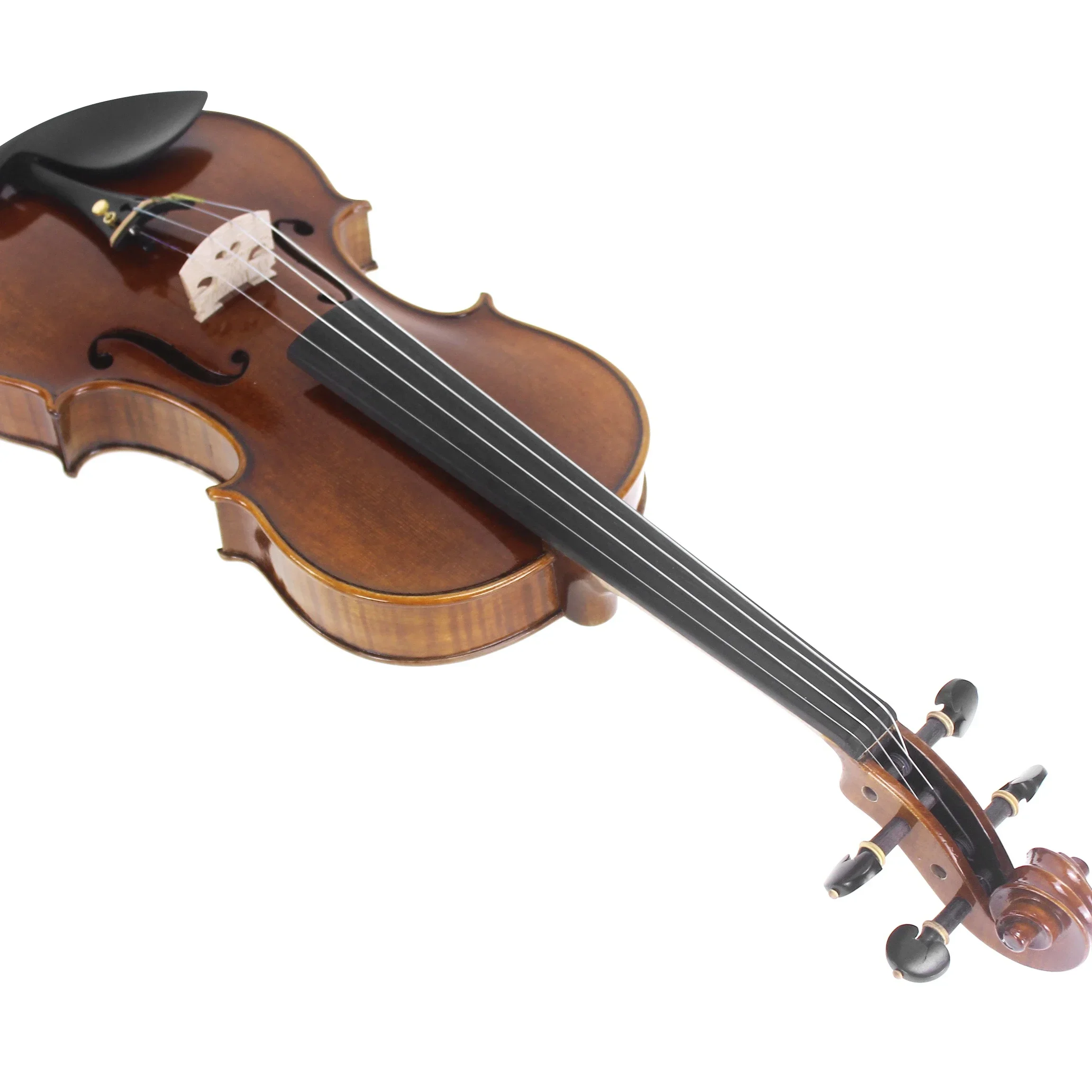 

High Quality China Manufacturer Full Size Solid Wood Violin Handmade for Beginner