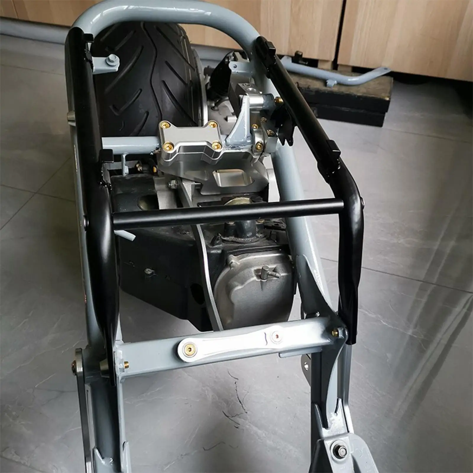

Lowered Seat Bracket Frame Bar Practical, Premium, Replacement, Lowering Seat Frame, Accessories, Sturdy for Honda Zoomer AF58