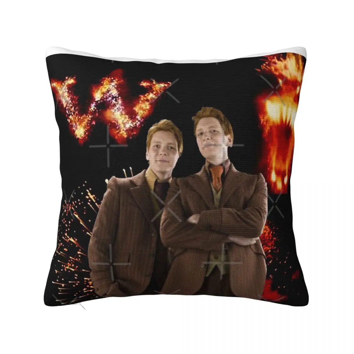 Fred And George Weasley Headboards Decorative Pillow Room Decorating Items Pillow Case Pillow Cover