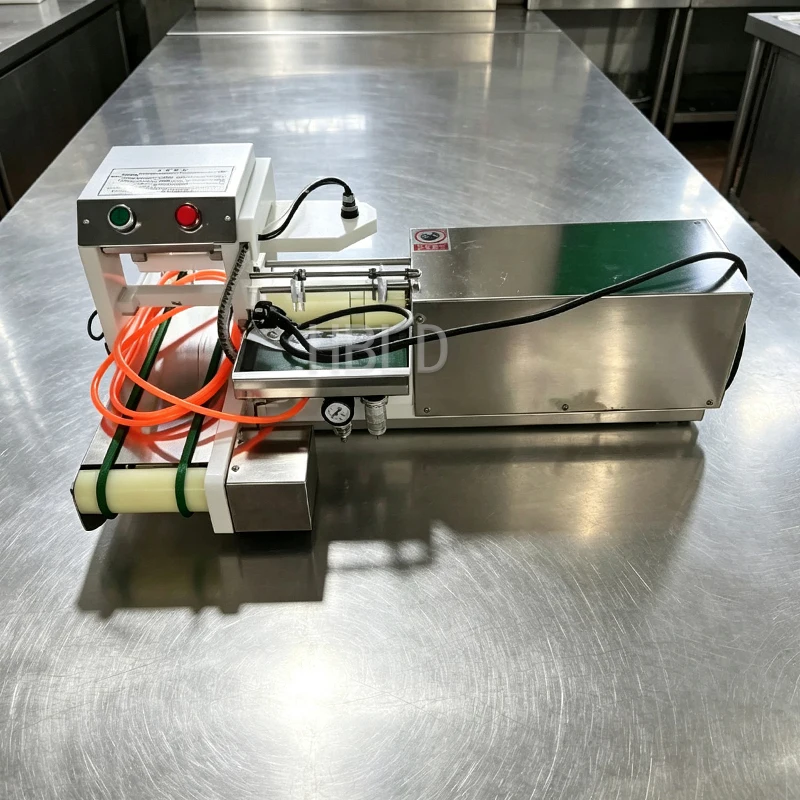Commercial Skewer Making Machine, Automatic Pneumatic Stringing Equipment, Bbq Meat Skewer Threading Device