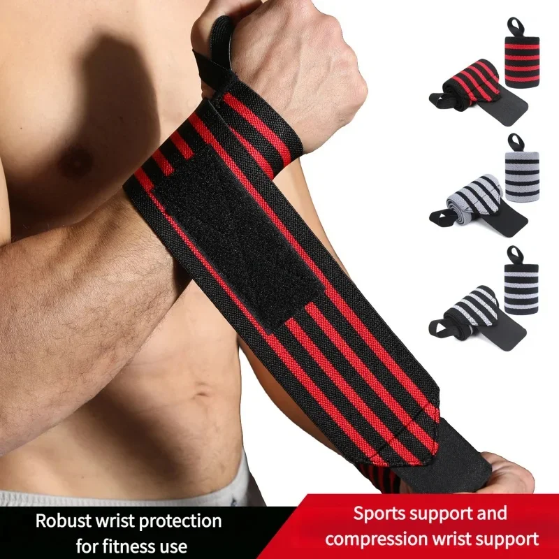 Wrist Support Fitness Wrap Bandage Adjustable Strap Wrist and Arm Sprain Prevention for Men and Women Strength Train Weightlift
