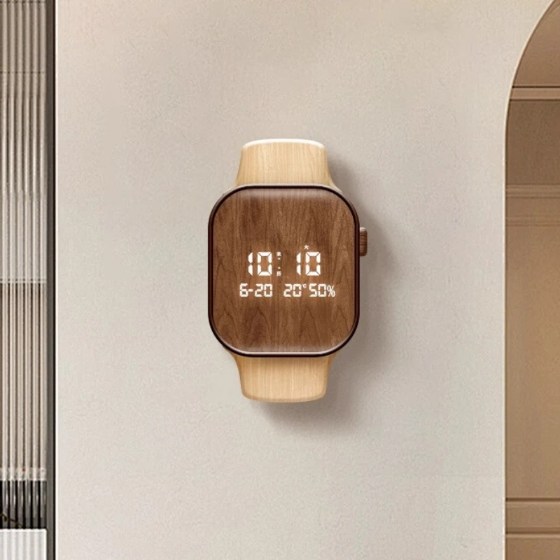 Living Room Clock Perpetual Calendar Electronic Clock Creative Restaurant High Aesthetic Value Internet Famous Wall Decoration