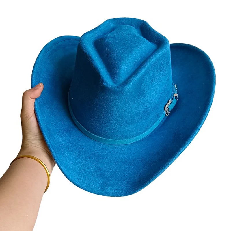 Cap Arrow Suede Hat Cowboy Hat Western For Men's Gentleman Lady Jazz Cowgirl With Leather Wide Brim Cloche Church Sombrero