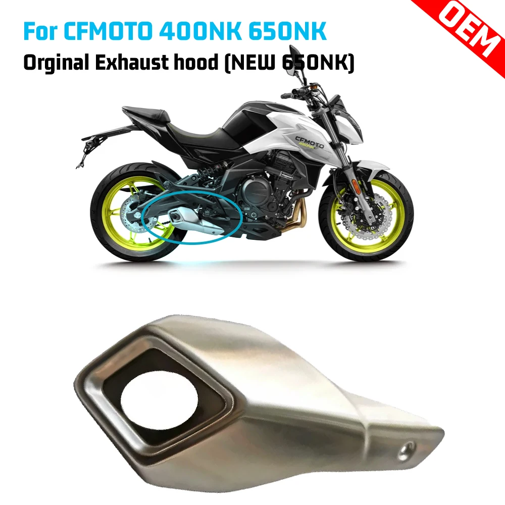 Muffler Cover Exhaust Pipe ironing Plate Decorative cover For CFMOTO 400NK 650NK 400 NK 650 NK