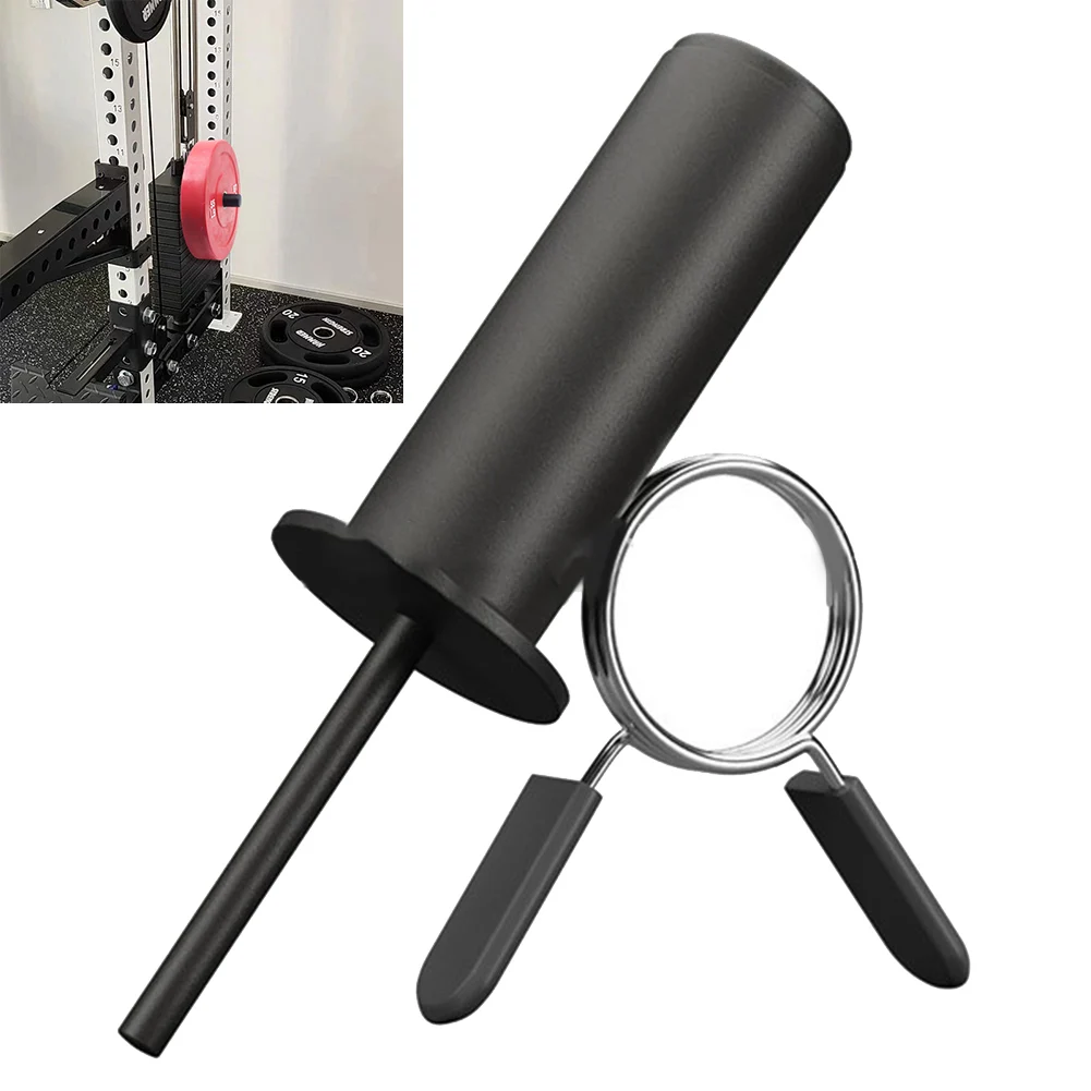 

Weight Stack Pin 8/10 X 80/100/110mm Steel Load Applicator With Spring Clip Collar For Cable Strength Exercise Machine Parts