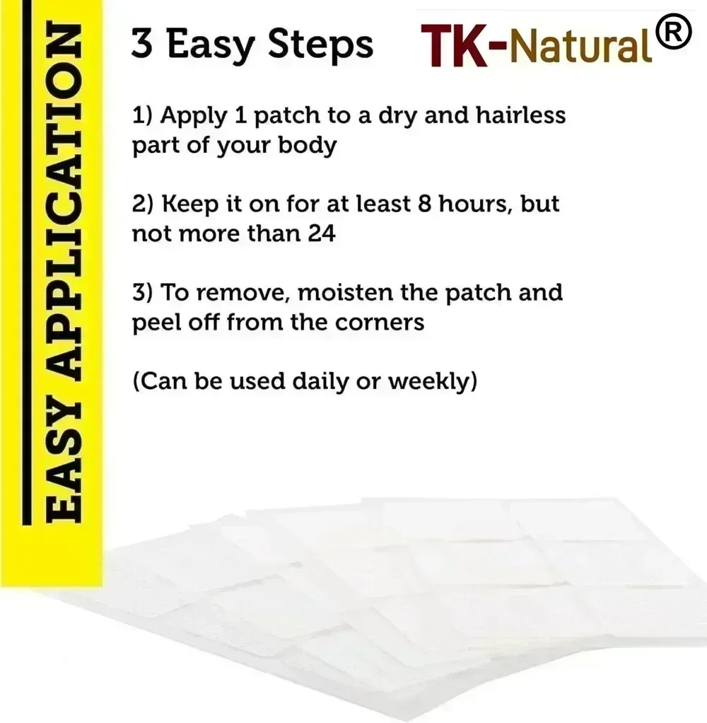 30 パッチ N-アセチル-L-システイン (NAC) 経皮パッチは、免疫、呼吸器、肝臓の健康をサポートします 抗酸化物質のサポート