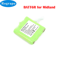 New 4.8V 700mAh NI-MH Rechargeable BATT-6R Battery Pack for Midland BATT6R CXT240 CXT250 CXT280
