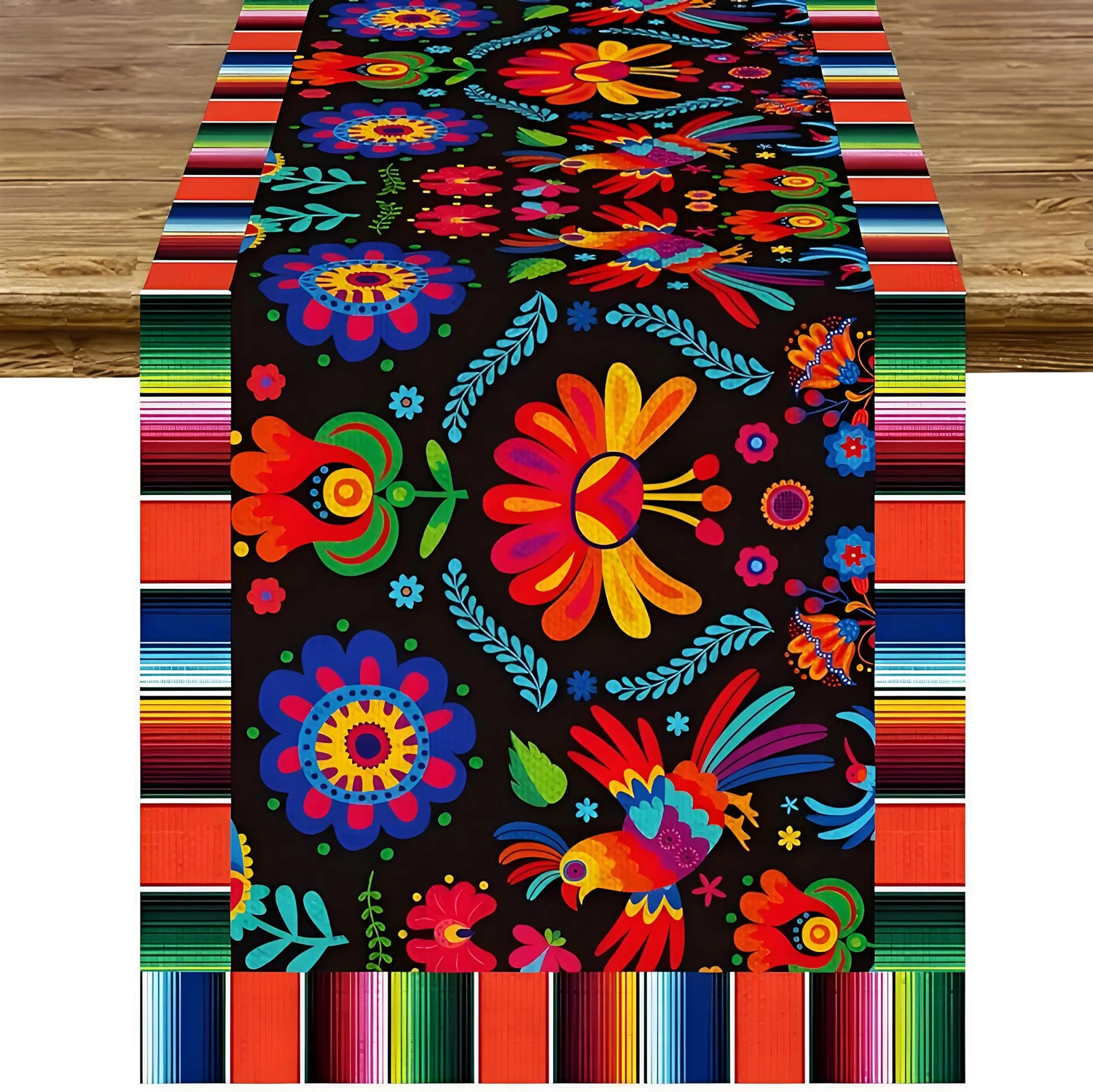 New Mexican May 5 Happy Table Flag Happy Color Decorative Pattern Decoration De…