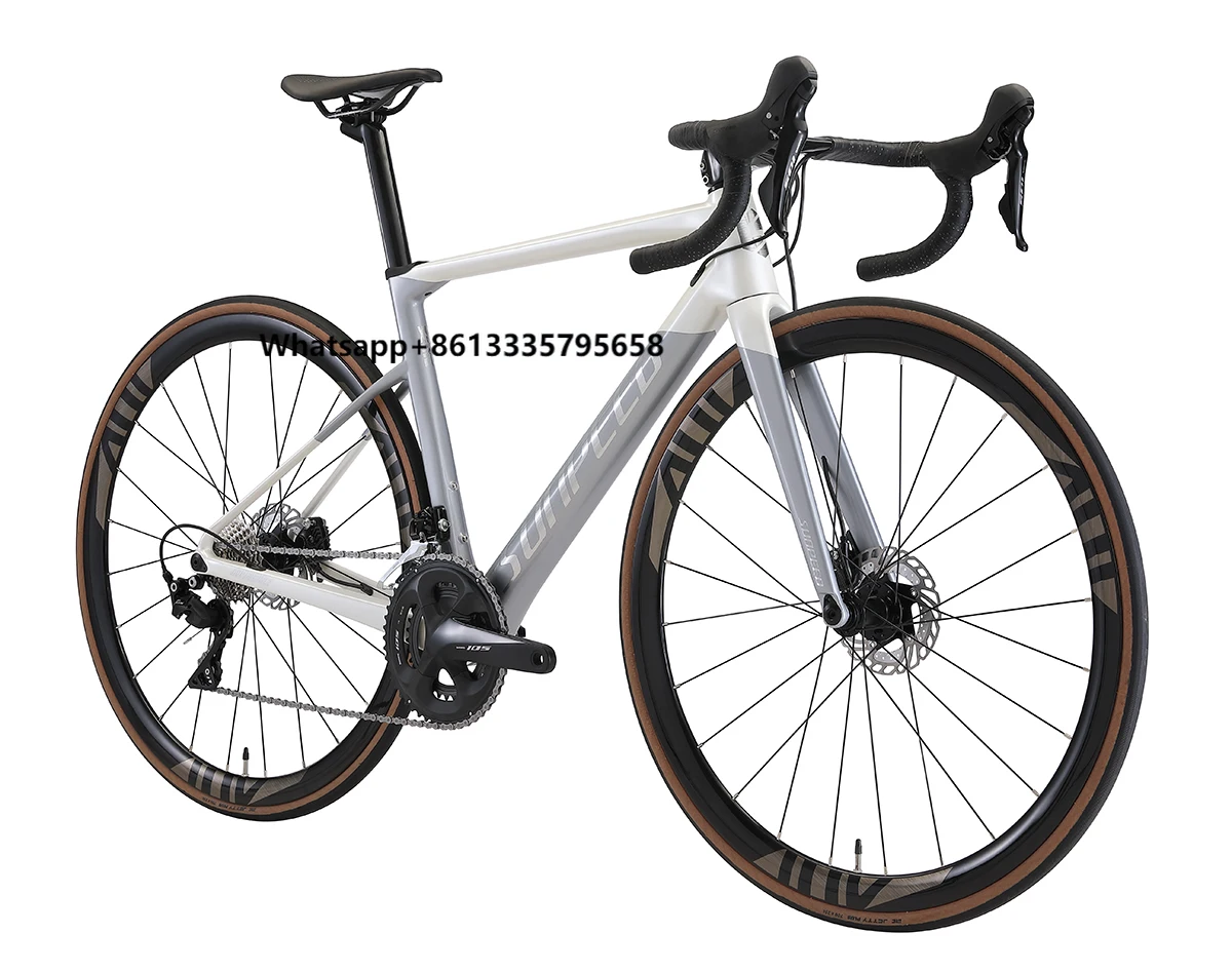 

SUNPEED Professional Full 700C Carbon Road Bike 22 Speed Bicycle for Unisex
