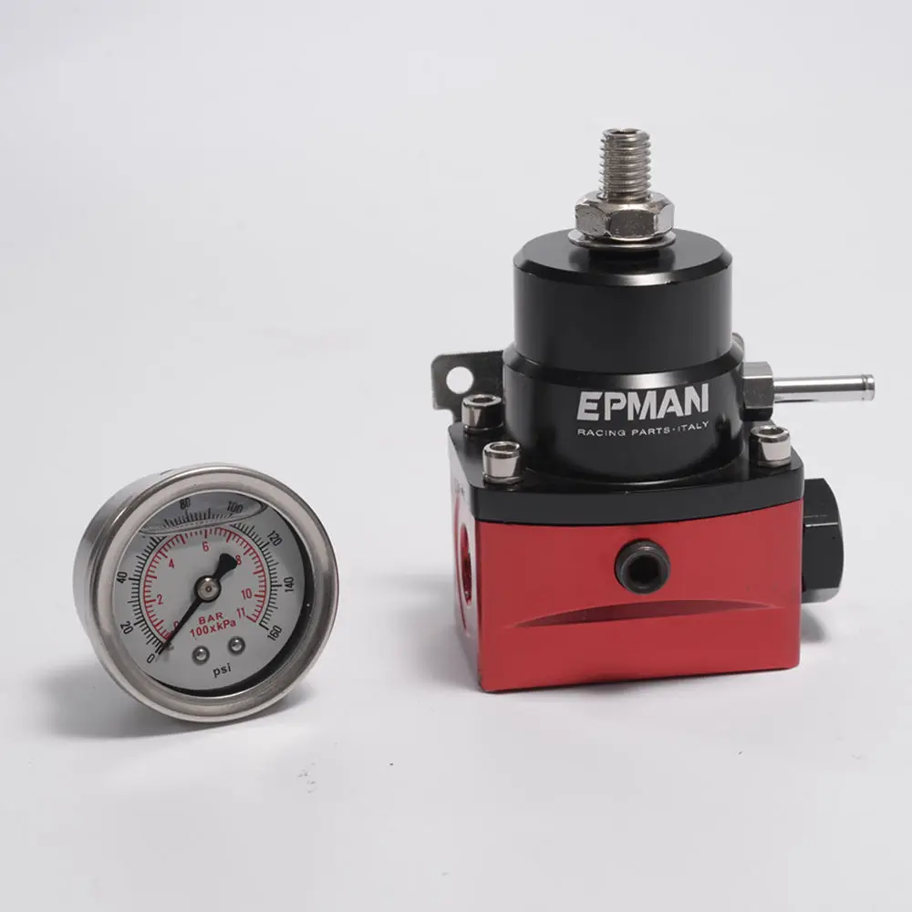 Racing  Car Universal Adjustable Fuel Pressure Regulator (With Gauge /No with ) For BMW E39 5-Series (2000-) EP-7MGT-ZTGA