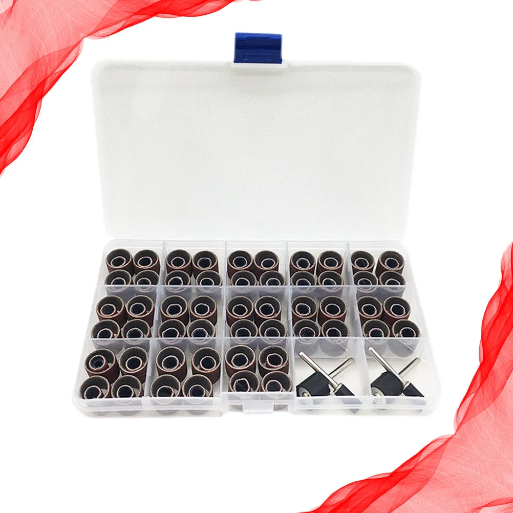 104 قطعة مجموعة لقمة ثقب المانيكير مجموعة أدوات حفر الأظافر شديدة التحمل مع حافظة منظمة للمبتدئين المحترفين رؤوس طحن الأظافر #6
