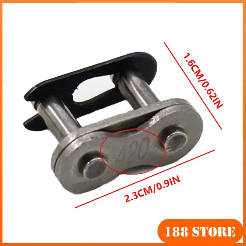 10 PCS Motorcycle Chain Card 420 428 530 630 428 Thickened Connecting Shackle Universal Chain Lock Chain Joint Chain Card - view 3