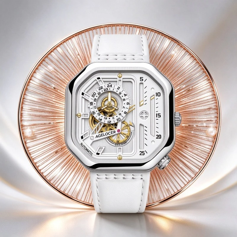 Original Racing Watch Women's Hollow Mechanical Watch for Girlfriend's Birthday Gift