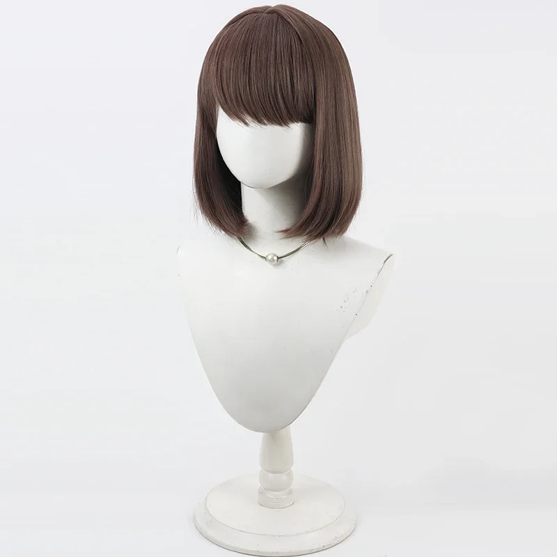 Anime Mahjong Soul Ninomiya Hana Wig Cosplay Halloween Party Prop Synthetic Hair Heat Resistant Fiber + Wig Cap