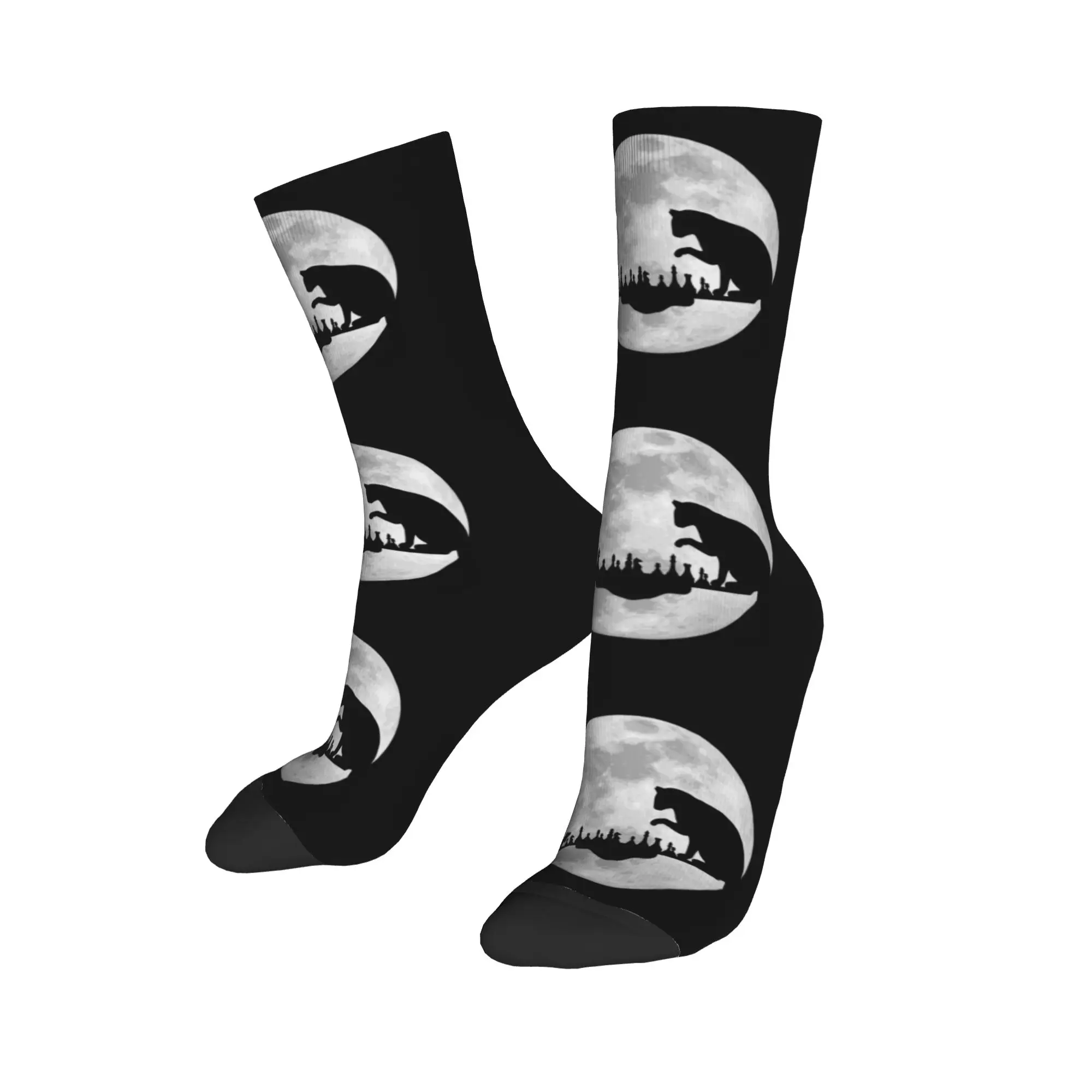 

Custom Funny Chess Cat Mens Crew Socks Unisex Cool Game Spring Summer Autumn Winter Dress Socks