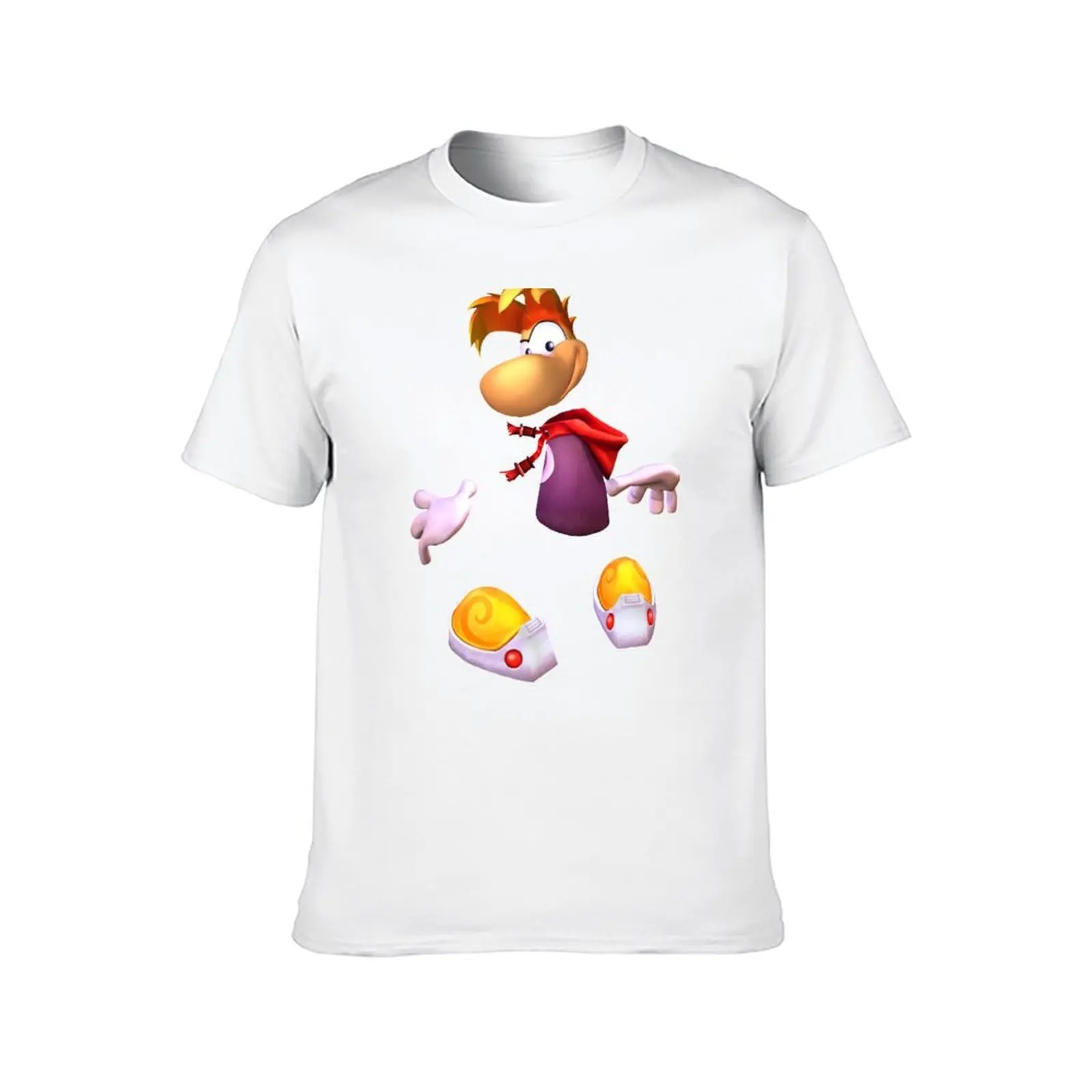 تي شيرت Rayman تي شيرت للرجال تي شيرت قطني مضحك للرجال تي شيرت قطني ناعم