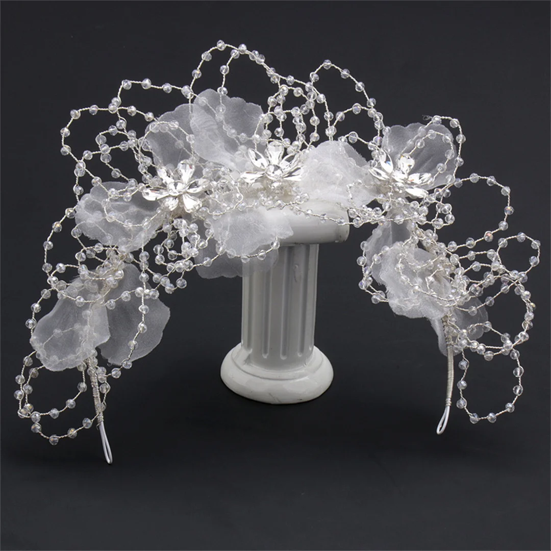 Bridal Korean headpiece, European wedding coming-of-age ceremony, luxurious atmosphere, crown headband, accessories for women