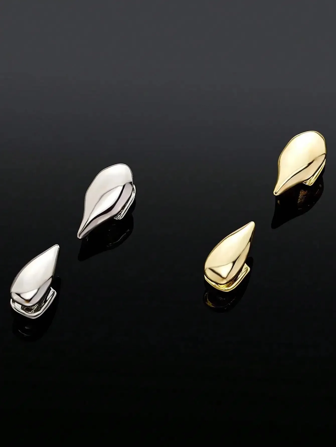 4Pcs Vampire Smooth Surface Small Tiger Teeth Upper And Lower Tooth Decoration Pointed Teeth Cosplay Accessory image 5