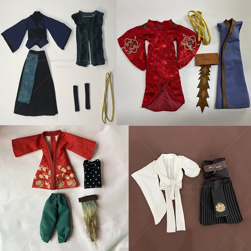 

Масштаб 1/12: Лис Пин Пин ‌ Канг Джин Стар ‌ Одежда для четвертой сестры (женская/мужская) подходит для 6-дюймовой фигурки солдата Romankey.