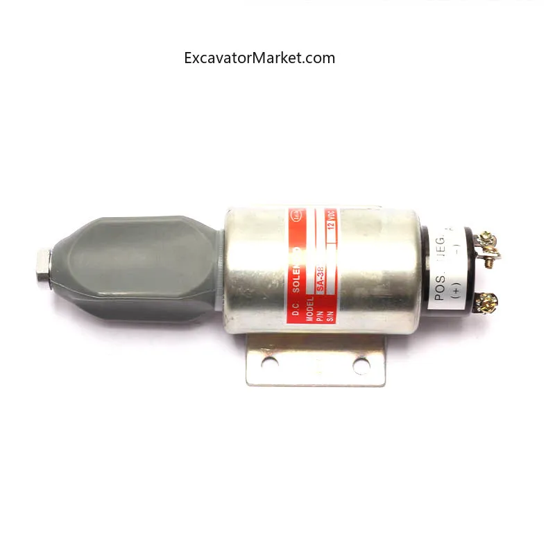 Cummins engine excavator parts flameout solenoid valve stop oil switch solenoid SA-3838-12V/24V high quality