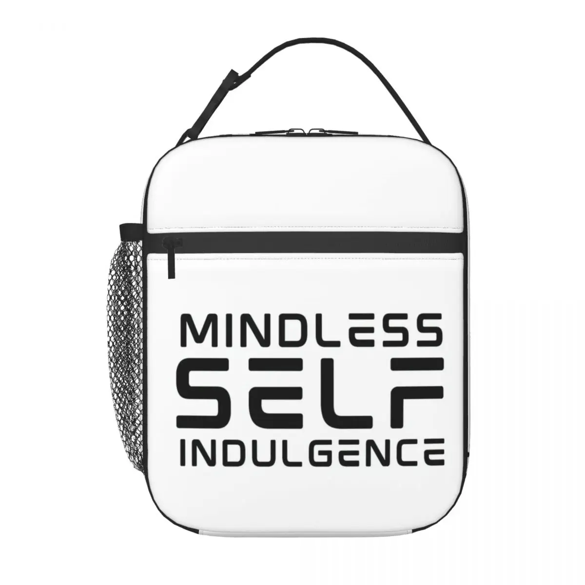 Custom Msi Mindless Hip Hop Punk Rock Self Indulgence Lunch Bag Women Warm Cooler Insulated Lunch Boxes for Kids School