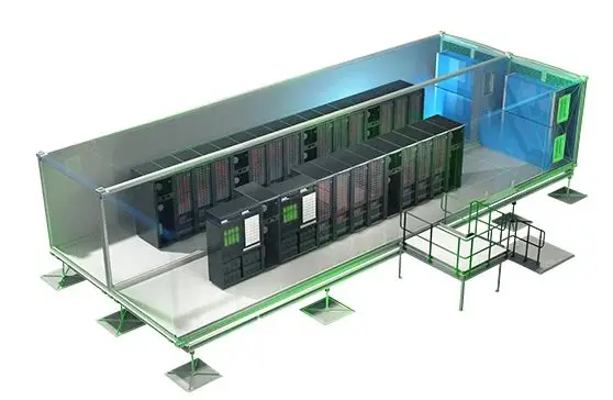 Integrated Liquid Cooling Cabinet Heat Dissipation System  Exchanger + Pump + Temperature Control