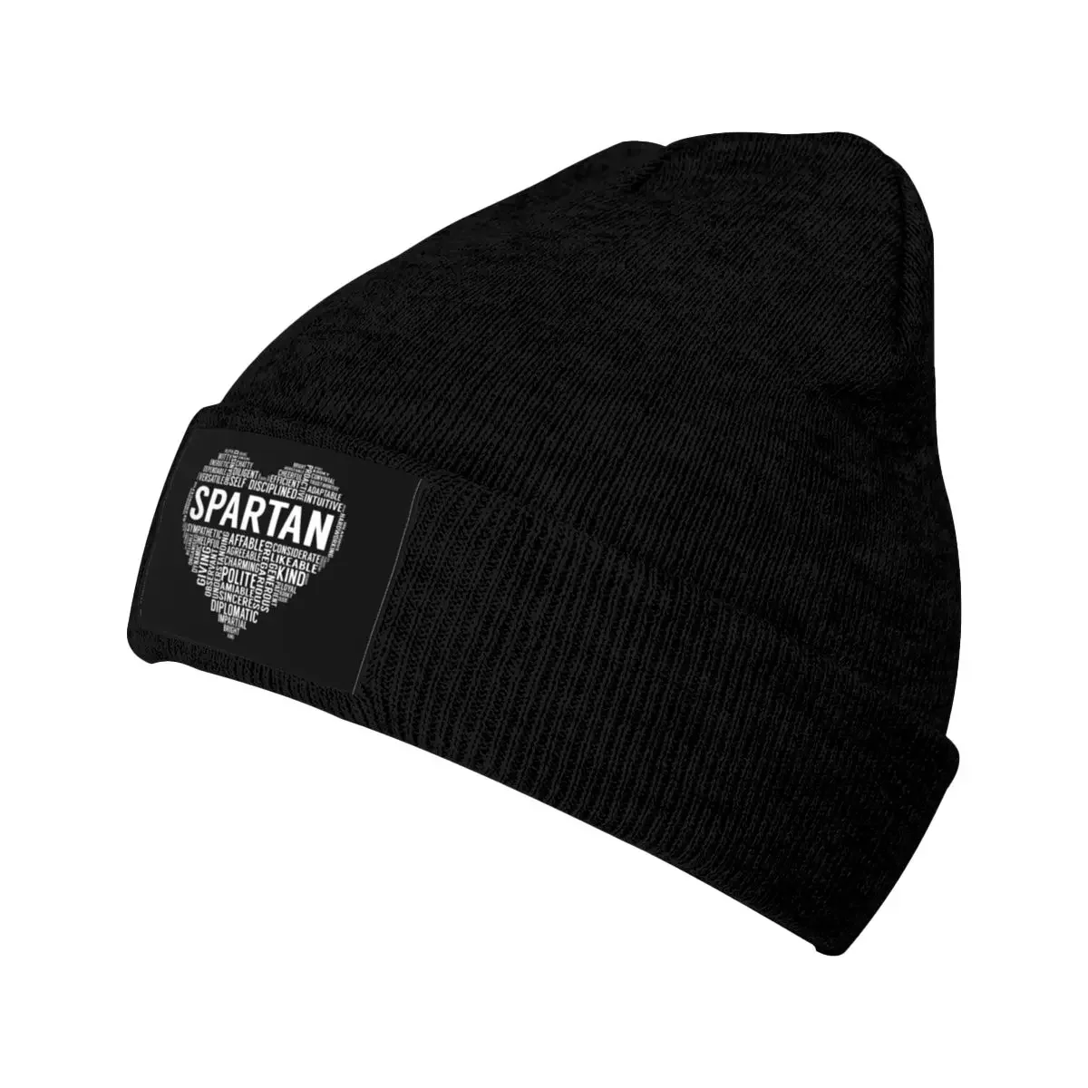 Sparta Spartan Heart Skullies Beanies Caps For Men Women Unisex Streetwear Winter Warm Knitted Hat Adult Bonnet Hats