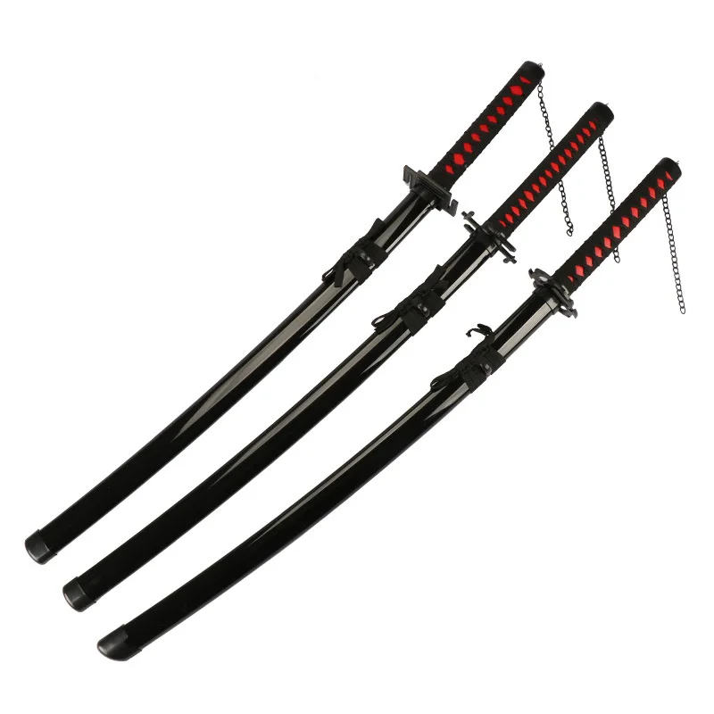 40inch Anime Bleach Katana Wooden Ninja Knife Aizen Ichigo Cosplay Sword Real Size Japanese Katana Original Samurai Sabre Gift