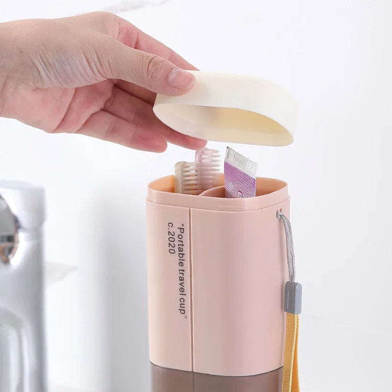 

Portable Toothbrush Holder Box Outdoor Travel Camping Toothbrush Storage Organizer Case Bathroom Accessories Toothpaste칫솔 세트