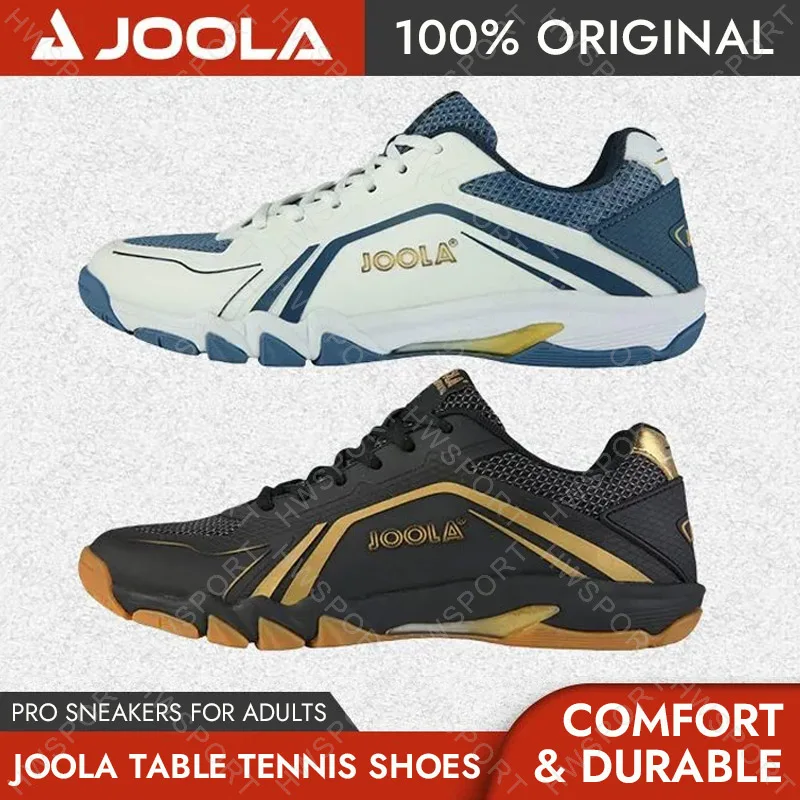 JOOLA 3102 zapatillas de tenis de mesa originales para hombres y mujeres, zapatos de Ping Pong de entrenamiento profesional, zapatos deportivos cómodos antideslizantes