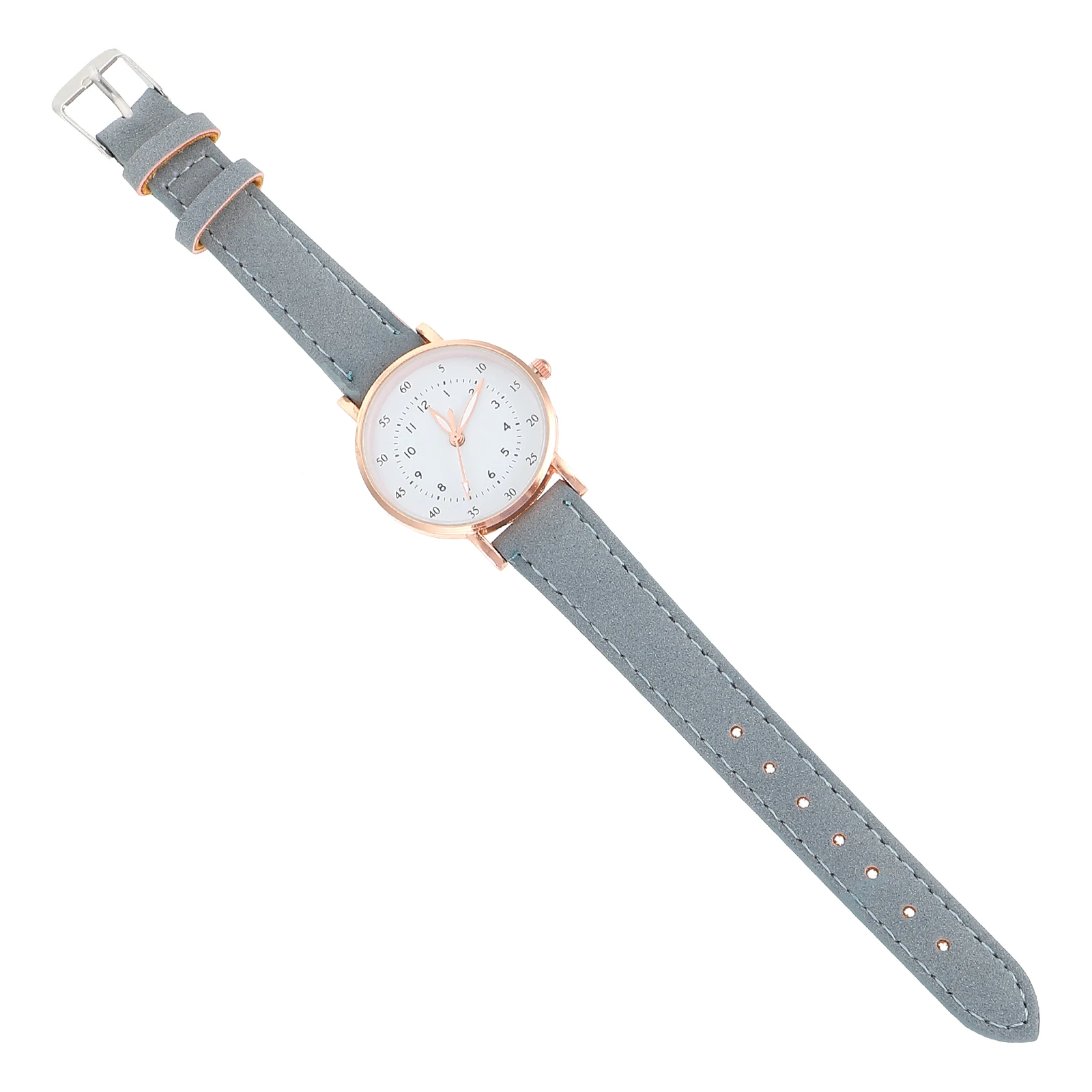

Stone Quartz Women Wrist Watch Classic Color Adjustable PU Belt Casual Digital Watch Leisure Fashion Gift
